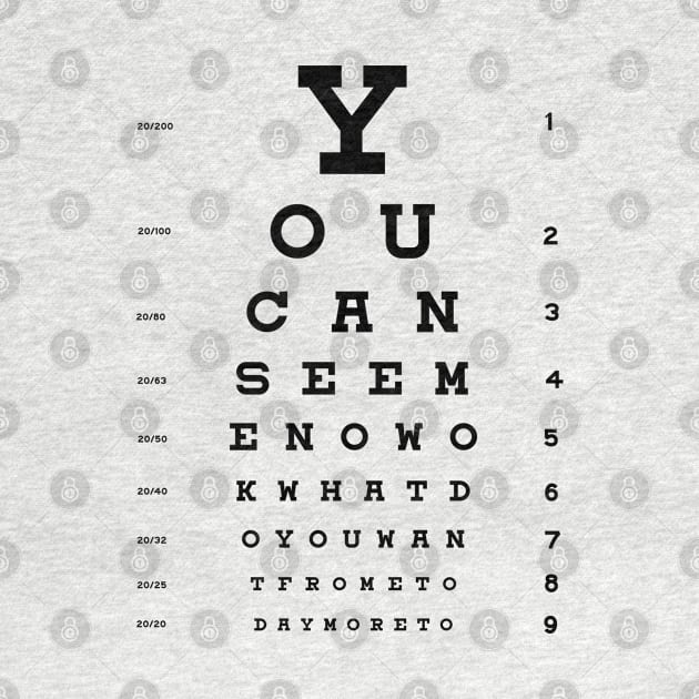 Eye Chart by CreativePhil